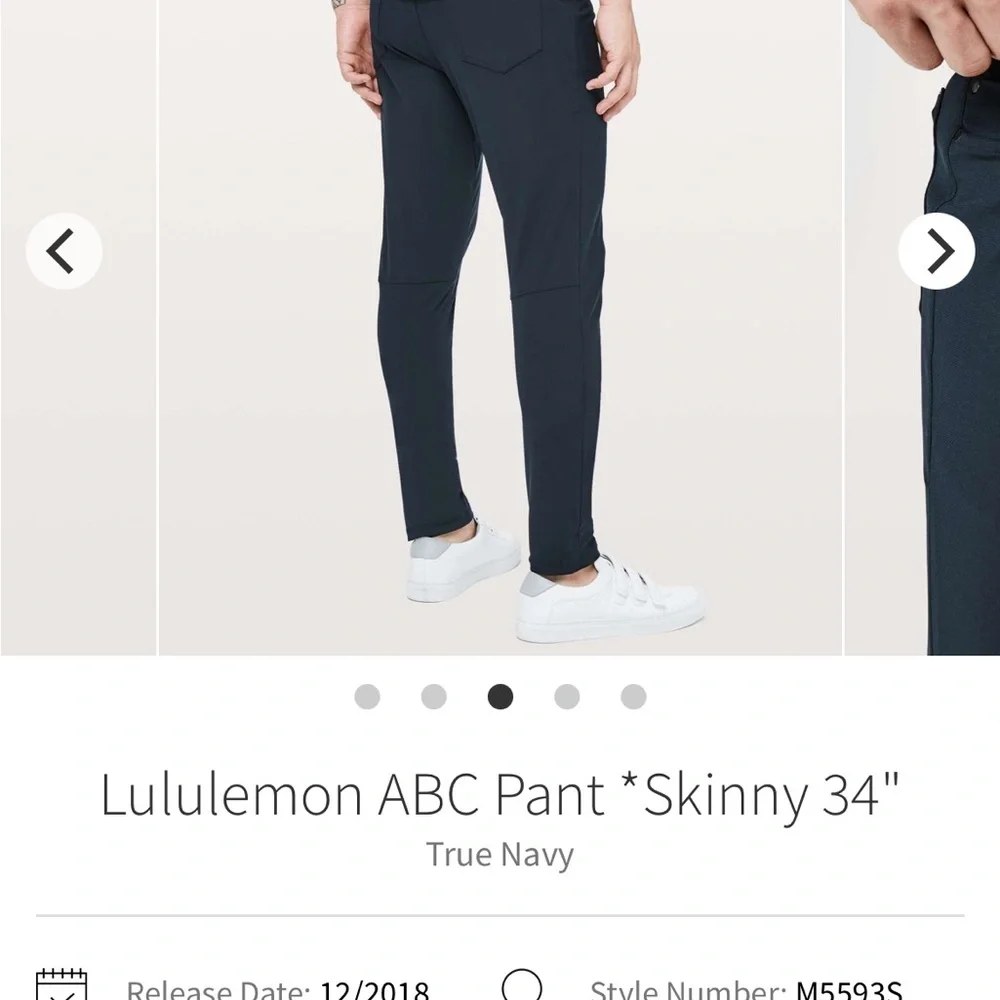 lululemon athletica Men's ABC Pants - True Navy